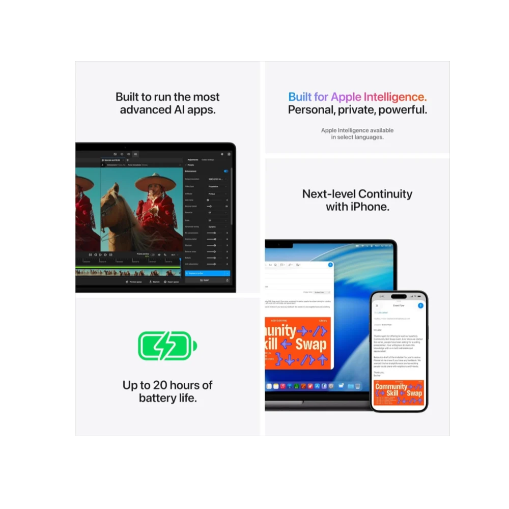 Apple 2026 MacBook Pro Laptop with M5 Max chip with 18 CPU and 32 GPU: Built for AI, 14.2-inch Liquid Retina XDR Display, 36GB Unified Memory, 2TB SSD Storage — Image 5