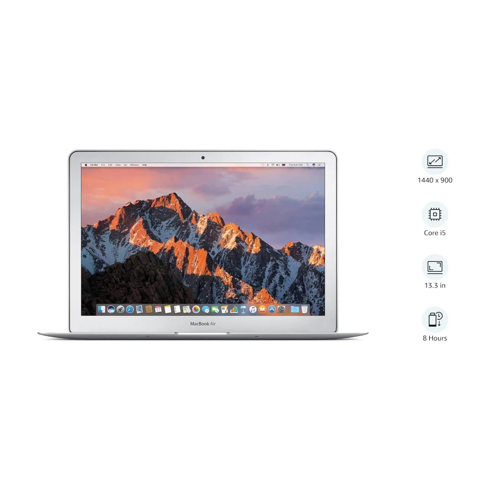 Apple (Refurbished) MacBook Air with Intel Core i5, 1.6GHz, MJVE2LL/A (13-inch, 4GB,128GB SSD) - Silver