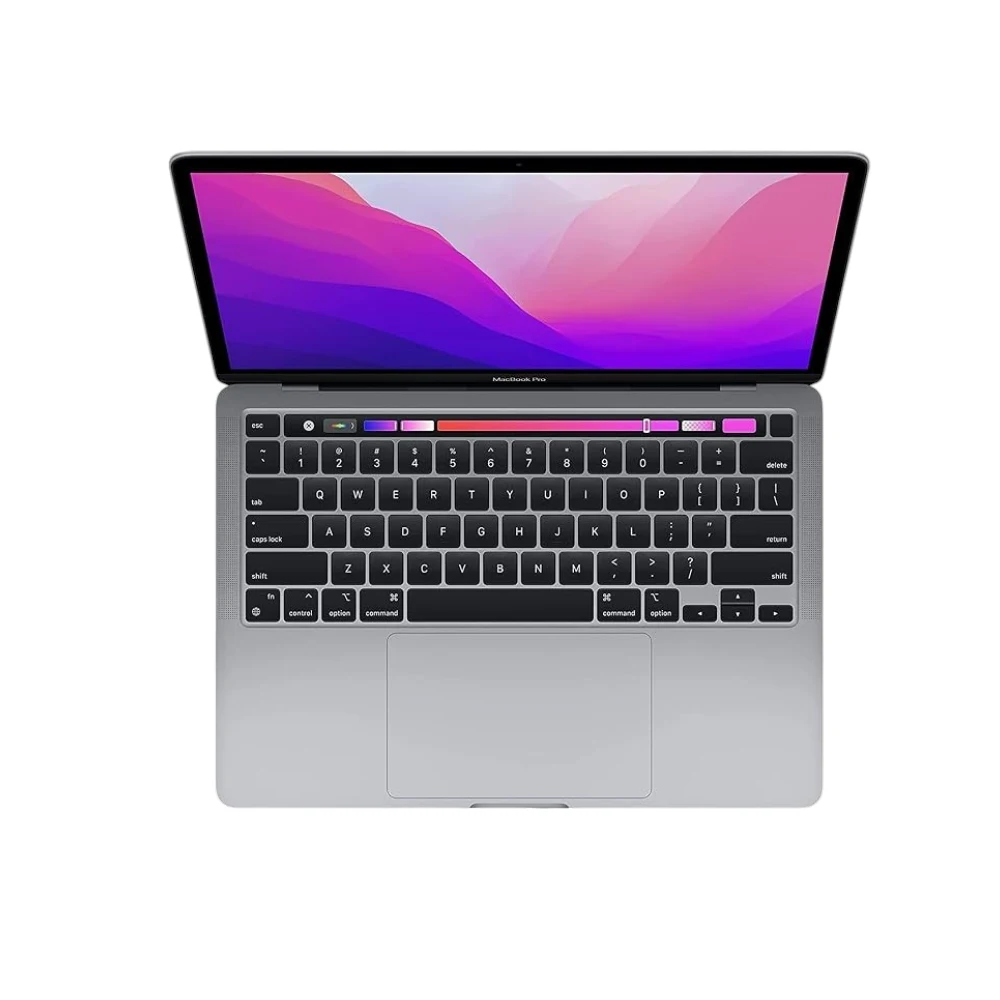 Apple (Renewed) 2022 MacBook Pro with Apple M2 chip (13-inch, 8GB RAM, 256GB SSD Storage) (QWERTY English) Space Gray — Image 2