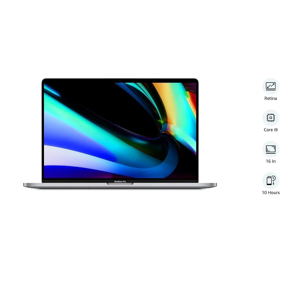 (Renewed) Apple Macbook Pro Touch Bar and Touch ID MVVK2 ( 2019 ) Laptop - Intel Core i9, 2.3GHz, 16-Inch, 1TB, 16GB, AMD Radeon Pro 5500M-4GB,Eng-KB, Space Gray