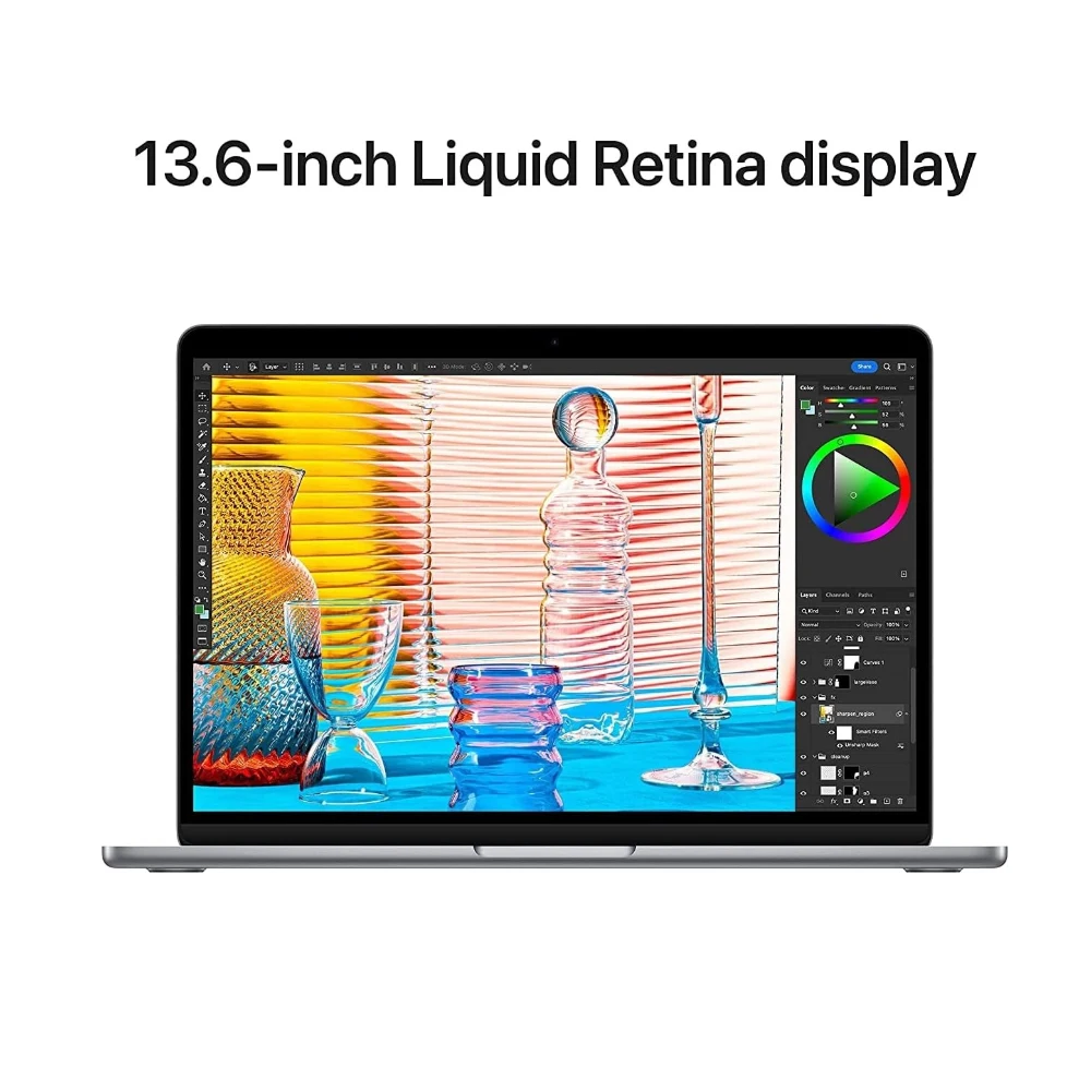 Apple (Renewed) 2022 MacBook Air laptop with M2 chip: 13-inch Liquid Retina display, 8GB RAM, 256GB SSD storage, backlit keyboard, 1080p FaceTime HD camera. Works with iPhone and iPad; Midnight — Image 4