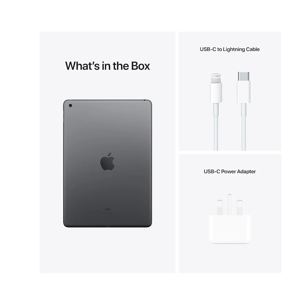 Apple (Refurbished) 2019 iPad 7th generation with Wi-Fi 32GB 10.2 Inch, Space Gray — Image 4