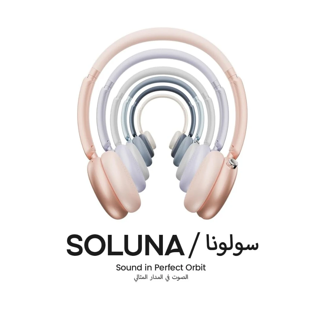 Faster S7 Soluna Wireless Headphones, Bluetooth 5.4 Headset, 43H Playtime (32H with ANC), Over-Ear Headphones, 40mm Drivers, LED Indicator, Voice Assistant, Calls, Game & Music Mode, Type-C Charging — Image 7