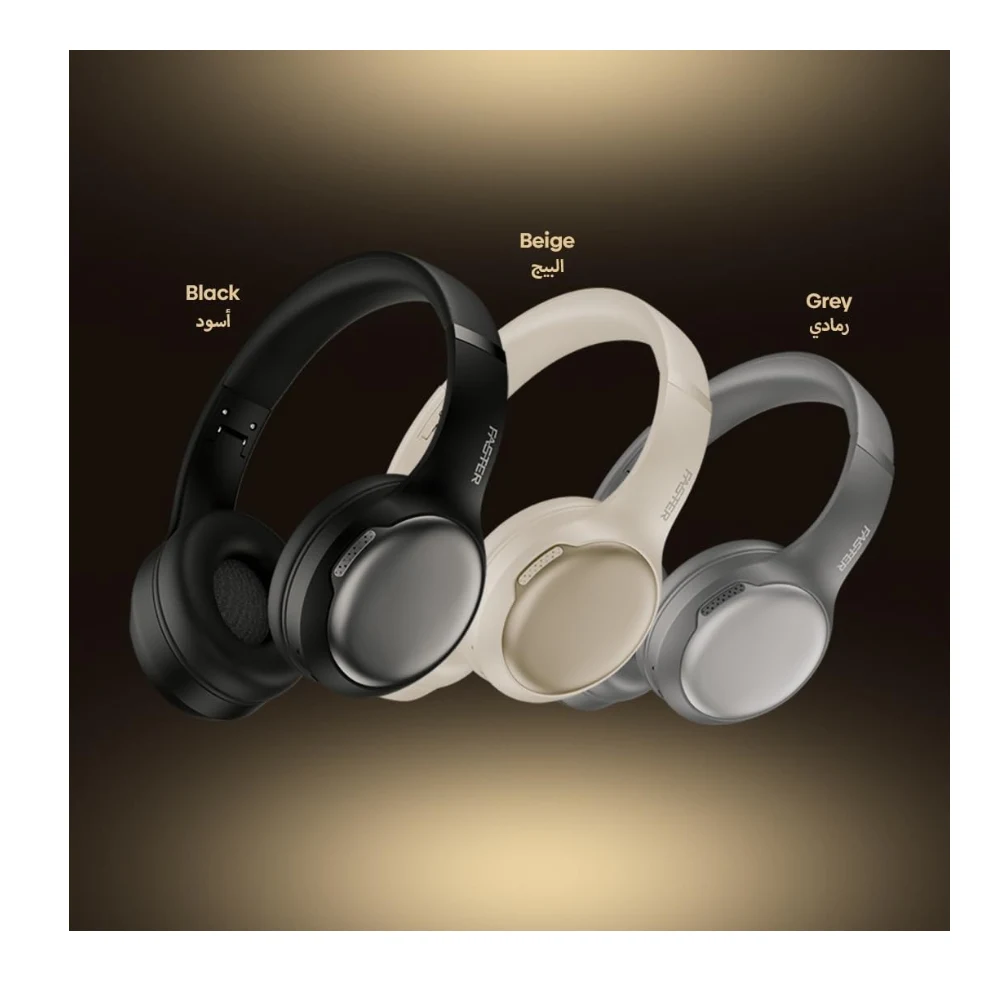 FASTER S5-Pro ANC+ENC Wireless Over-Ear Headphones, Bluetooth 6.0+EDR, Low Latency Music Gaming, 3EQ Sound, Voice Assistant, 40mm Drivers, 60H Playtime, Adjustable Headband — Image 3