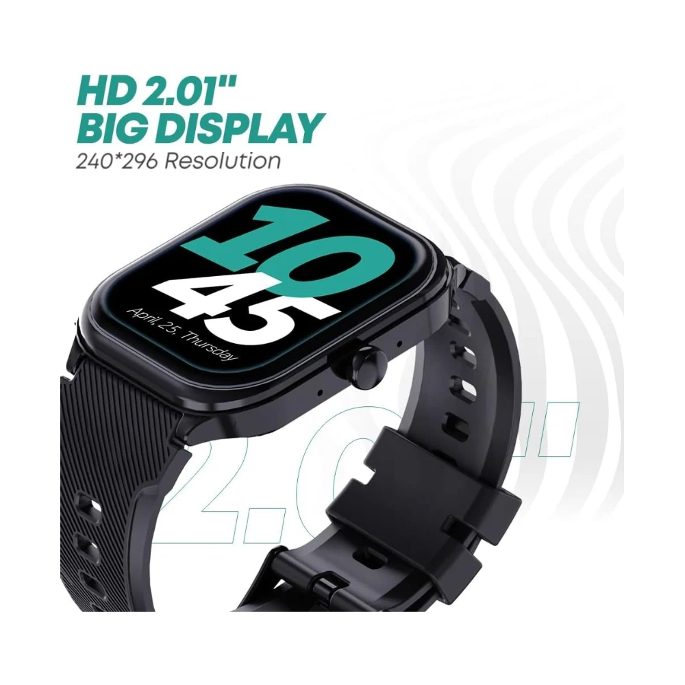 Faster Nerv Watch 2- HD Display 2.01 Inches Smart Watches for Men and Women- Bluetooth Calling Heart Rate Blood Pressure Sleep Health Monitor- Fitness Tracker Smart Watch for Men and Women — Image 3