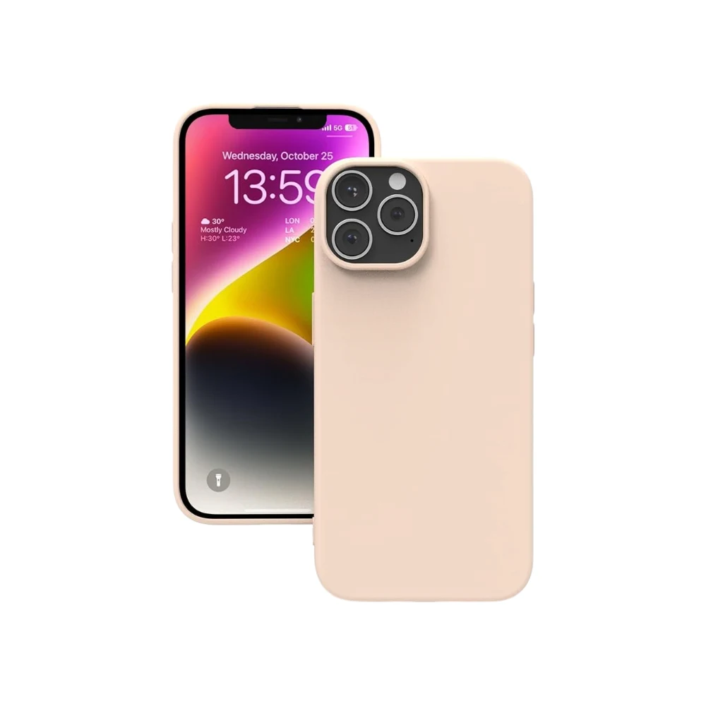 Silicone Case for iPhone 14 Pro/Pro Max, Soft-Touch, Shockproof, DustProof, Antiskid Full Body Armour Phone Cover for Apple iPhone 14 Pro Max