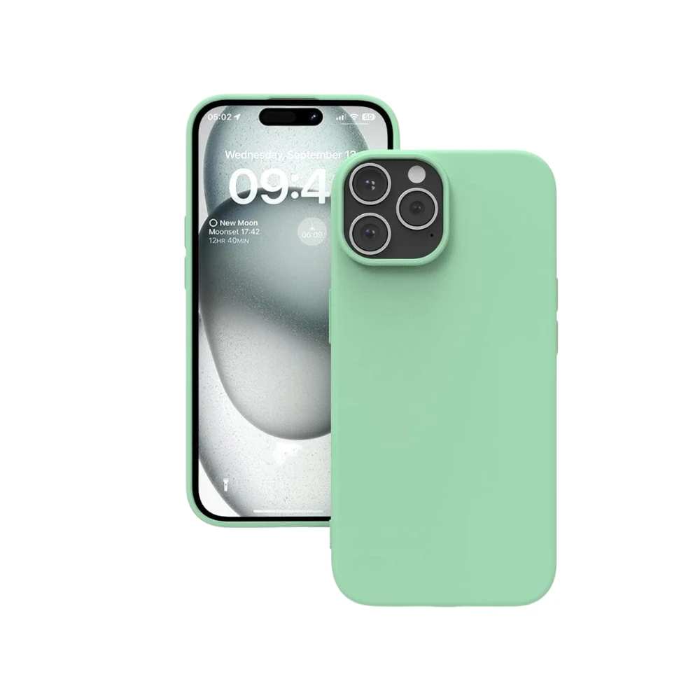 Silicone Case for iPhone 15 Pro / Pro Max, Soft-Touch, Shockproof, DustProof, Antiskid Full Body Armour Phone Cover for Apple iPhone 15 Pro / Pro Max