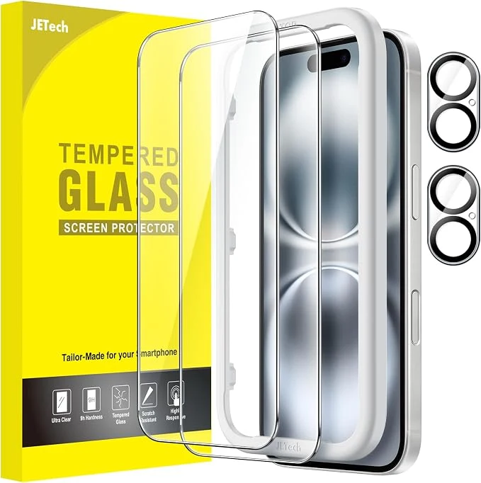 JETech Screen Protector for iPhone 16