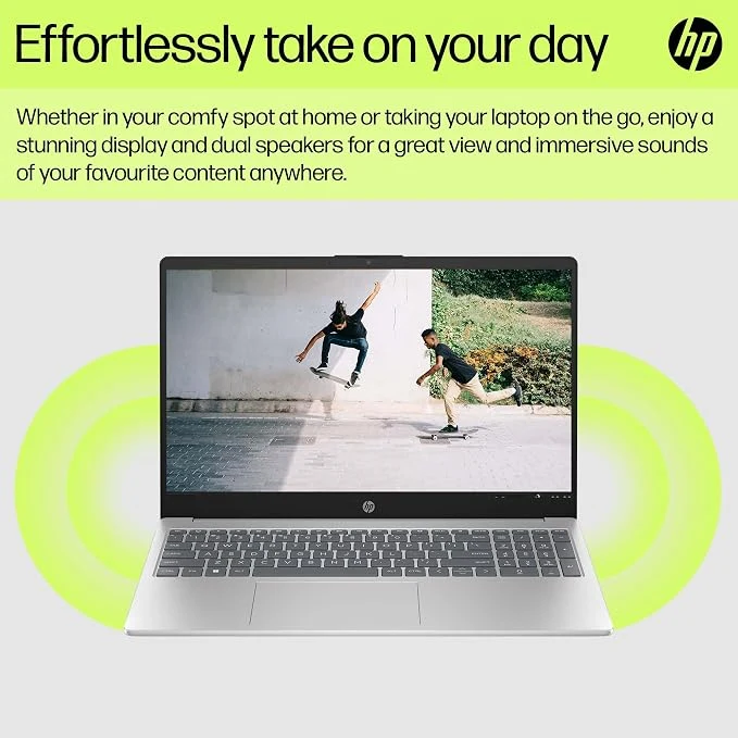 HP Laptop 15-fd0238ne, 15.6" FHD Display, 13th Gen Intel® Core™ i5-1334U, 16GB DDR4 RAM, 512GB SSD, Windows 11, Eng/Arb KB, Natural silver [C0HJ3EA] — Image 3