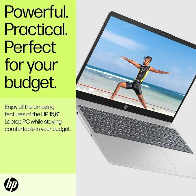 HP Laptop 15-fd0238ne, 15.6" FHD Display, 13th Gen Intel® Core™ i5-1334U, 16GB DDR4 RAM, 512GB SSD, Windows 11, Eng/Arb KB, Natural silver [C0HJ3EA] — Image 5