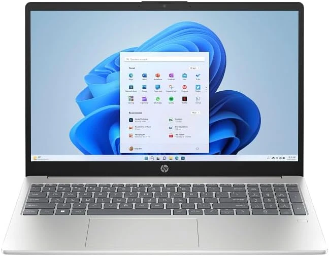 HP Laptop 15-fd1018ne,15.6" FHD Display, Intel® Core™ Ultra 7-155H, 16GB DDR5 RAM, 512GB SSD, Eng/Arb KB, Windows 11 Home, Natural silver [B9FH6EA] — Image 3