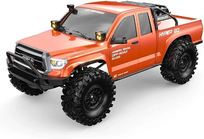 MJX Hyper Go H8E 1/8 Scale RC Rock Crawler, FOC Brushless Climbing Car, 4WD Off-Road Remote Control Vehicle with Differential Lock, 3970 2000KV Motor, 80A FOC ESC, 35KG Servo, RTR Ready-to-Run