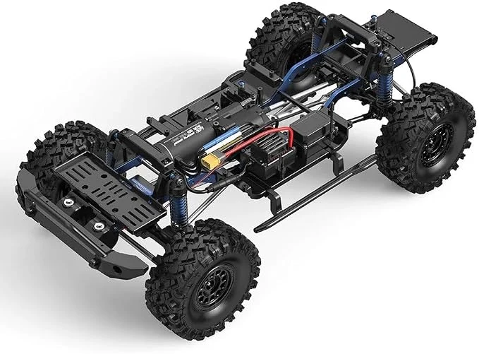 MJX Hyper Go H8E 1/8 Scale RC Rock Crawler, FOC Brushless Climbing Car, 4WD Off-Road Remote Control Vehicle with Differential Lock, 3970 2000KV Motor, 80A FOC ESC, 35KG Servo, RTR Ready-to-Run — Image 2