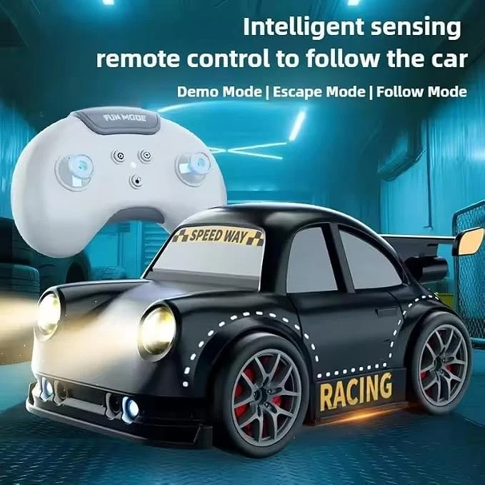 Magic Induction RC Intelligent Sensor Car for Kids, Smart Line Following & Hand Gesture Control Racing Toy with LED Lights, Music, Rechargeable Educational Vehicle for Boys and Girls (RC CAR) — Image 5