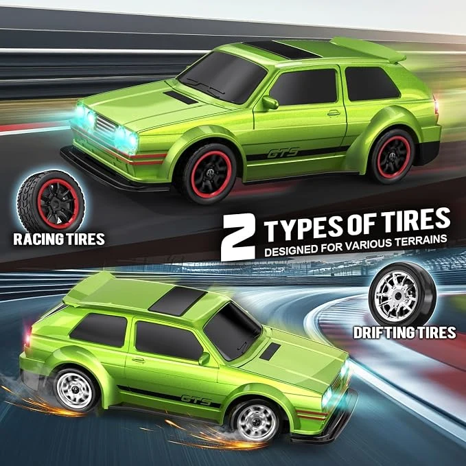 1/64 Mini RC Drift Car with Gyroscope, 4WD Full Proportional RC Car, 2.4GHZ Hobby Grade Remote Control Cars, RTR Model Vehicle, 20+KM/H High Speed for Hobbyists Kids Adults — Image 4