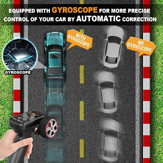 1/64 Mini RC Drift Car with Gyroscope, 4WD Full Proportional RC Car, 2.4GHZ Hobby Grade Remote Control Cars, RTR Model Vehicle, 20+KM/H High Speed for Hobbyists Kids Adults — Image 5