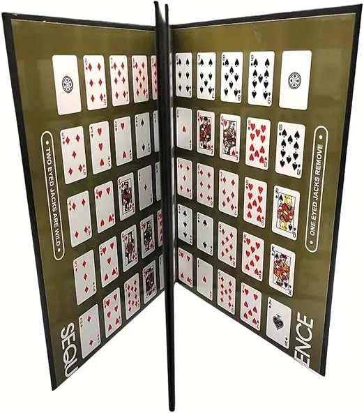 Ultimate Sequence Board Game – Classic Strategy Family Fun Game for Kids & Adults (Foldable Board with Chips & Cards) — Image 5