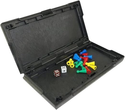 Ludo Game Board Set - 24 Centimeters, Magnetic Folding Travel Game for Adults and Kids (Rounded Corner) — Image 3