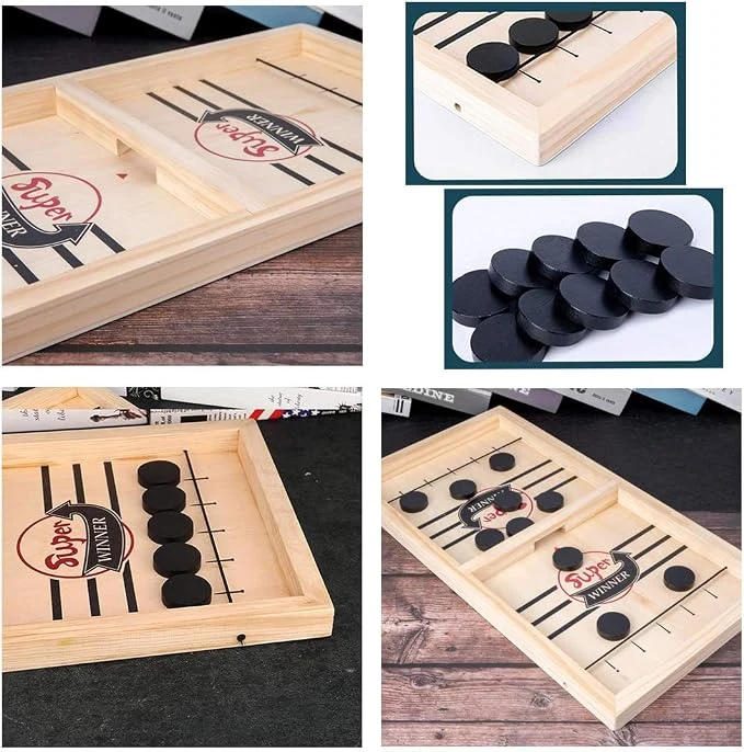 Fast Sling Puck Game , Slingshot Games Toy, Sling Foosball，Paced Winner Board Games Toys, Slingpuck Game for Kids & Adults — Image 3
