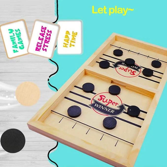 Fast Sling Puck Game , Slingshot Games Toy, Sling Foosball，Paced Winner Board Games Toys, Slingpuck Game for Kids & Adults — Image 4