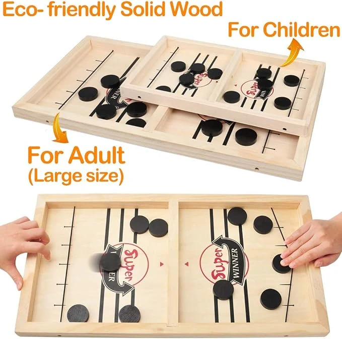 Fast Sling Puck Game , Slingshot Games Toy, Sling Foosball，Paced Winner Board Games Toys, Slingpuck Game for Kids & Adults — Image 5