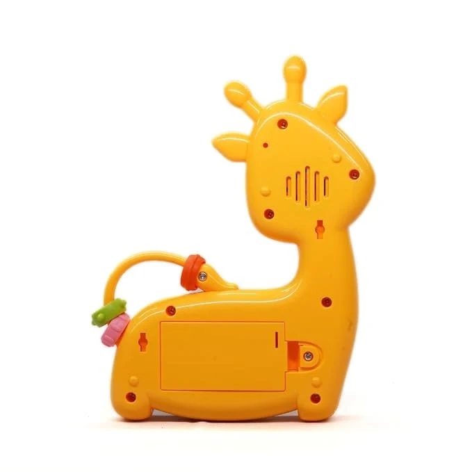 Giraffe Animal Piano Toy for Kids with Lights Sound & Music, Sensory Development, Ages 1+ Years, Hand-Eye Coordination, Interactive Learning