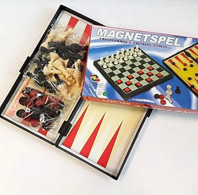 3IN1 Chess, Backgammon and Checkers