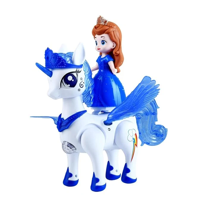 Magical Flying Horse Toy Set for Kids, Horse Figure Playset with Accessories, Pretend Play Animal Toy for Boys and Girls, Birthday Gift and Indoor Play Toy — Image 2