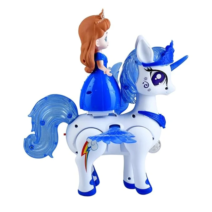 Magical Flying Horse Toy Set for Kids, Horse Figure Playset with Accessories, Pretend Play Animal Toy for Boys and Girls, Birthday Gift and Indoor Play Toy — Image 3