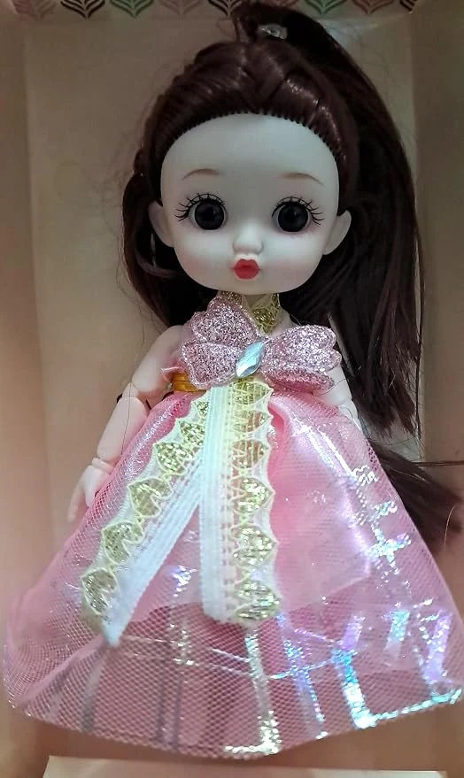Cute Baby Doll with 3D Eyes and Beautiful Dress with Moveable Joints...Collectable Doll — Image 2