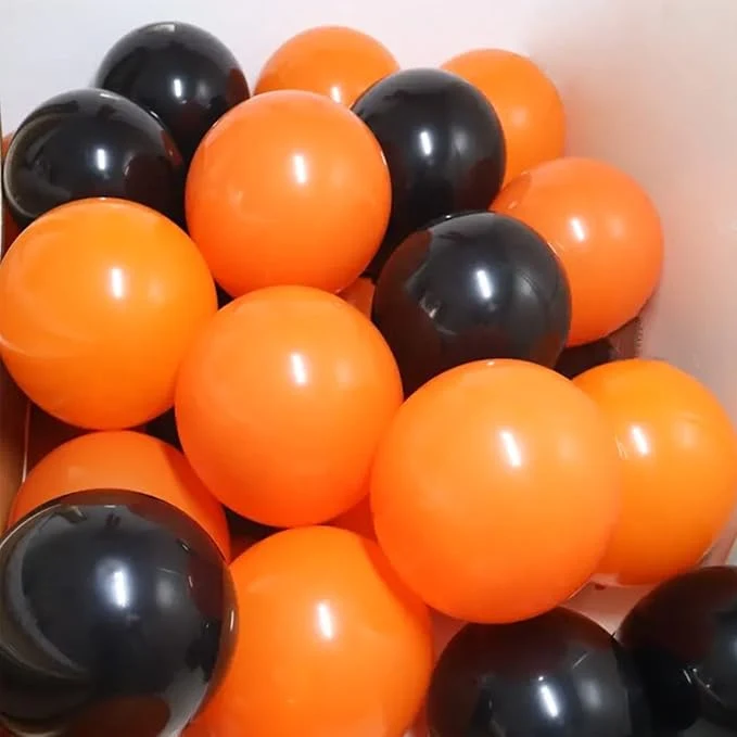 18 Inch Orange Balloons 12 Pack Large Latex Party Balloons Round Helium Balloon for Halloween Birthday Party Anniversary Festival Party Decorations (Orange Balloons 18 inch) — Image 3