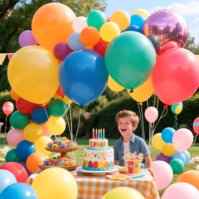 ASIYUHY Pink Balloons 18 Inch 12 Pack Large Latex Party Balloons Round Helium Balloon for Girl Birthday Party Baby Shower Gender Reveal Wedding Party Decorations (Pink Balloons 18 inch) — Image 3