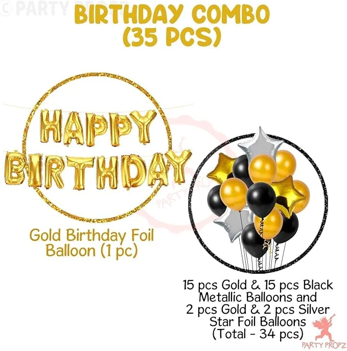 Happy Birthday Combo Set For Birthday Decoration/Birthday Party Supplies — Image 2