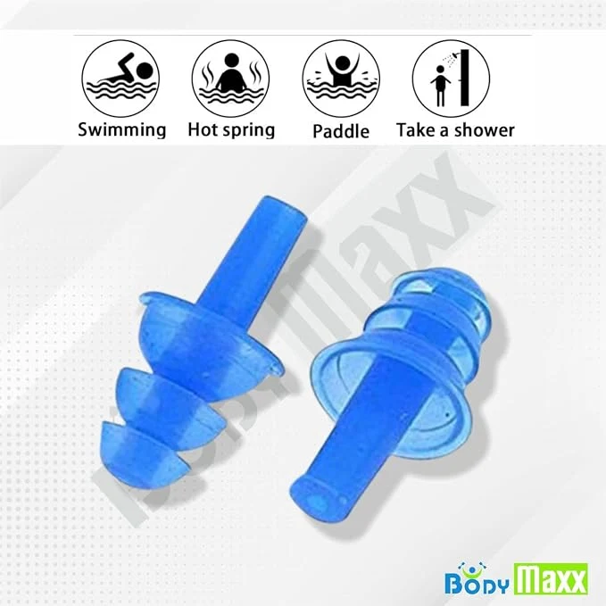 Body Maxx Swimming Kit Goggles Cap Ear Plug Nose Clip — Image 3