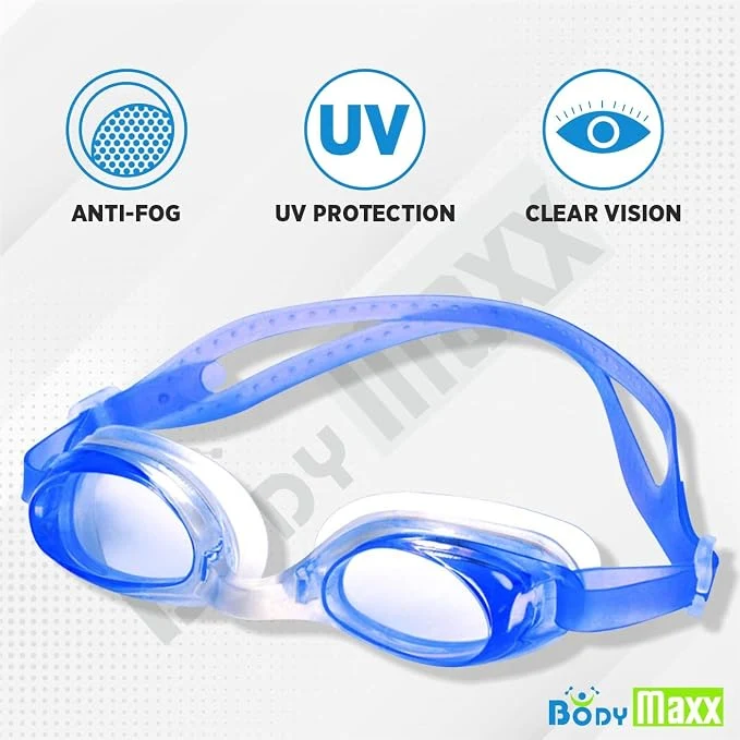 Body Maxx Swimming Kit Goggles Cap Ear Plug Nose Clip — Image 4