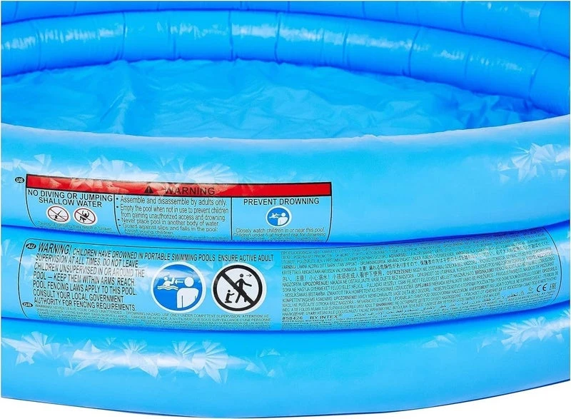 Intex - Inflatable Swimming Pool (45" by 10") (Crystal Blue) — Image 5