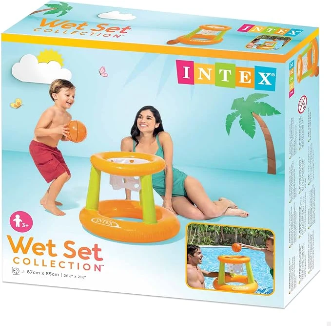 Intex Basket Swimming Floating Hoops Basketball Game, Multi-Colour, 58504 — Image 3