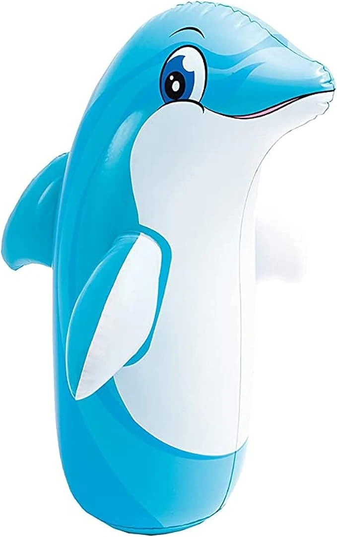 Hit Me Toy for Kids 3-D Inflatable Water Base Toddlers PVC Punching Bag Children Baby and Inflated Filled BOP 3D Boys Girls Outdoor & Indoor Playing — Image 2