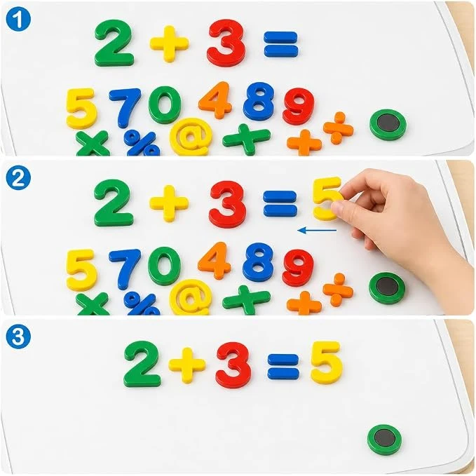 FITTO Magnetic Numbers and Symbols, 37-Piece Learning Set — Image 3