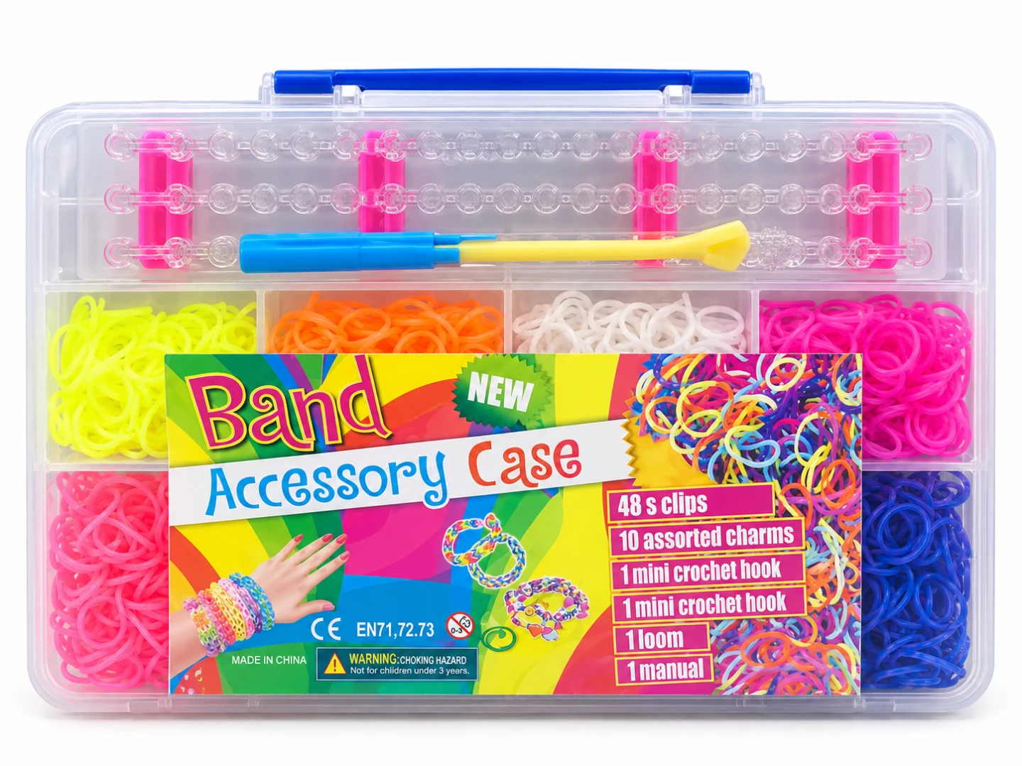 Colourful Loom Band Bracelet-Making Kit
