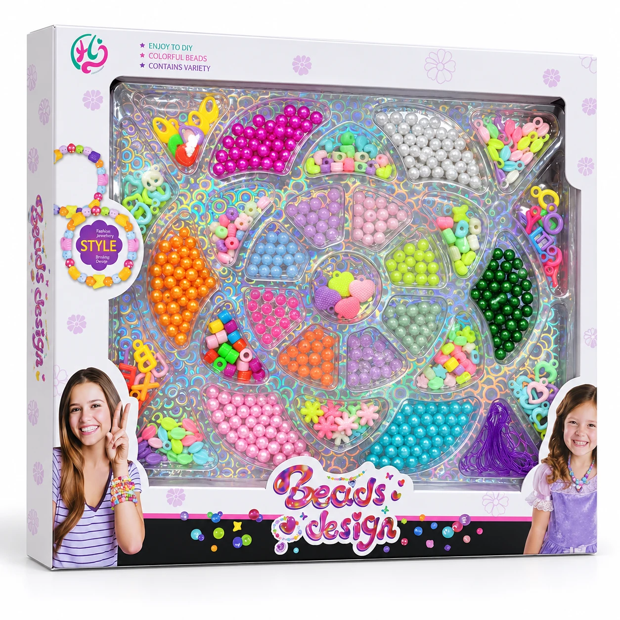 DIY Colourful Bead Jewellery Set — Image 2