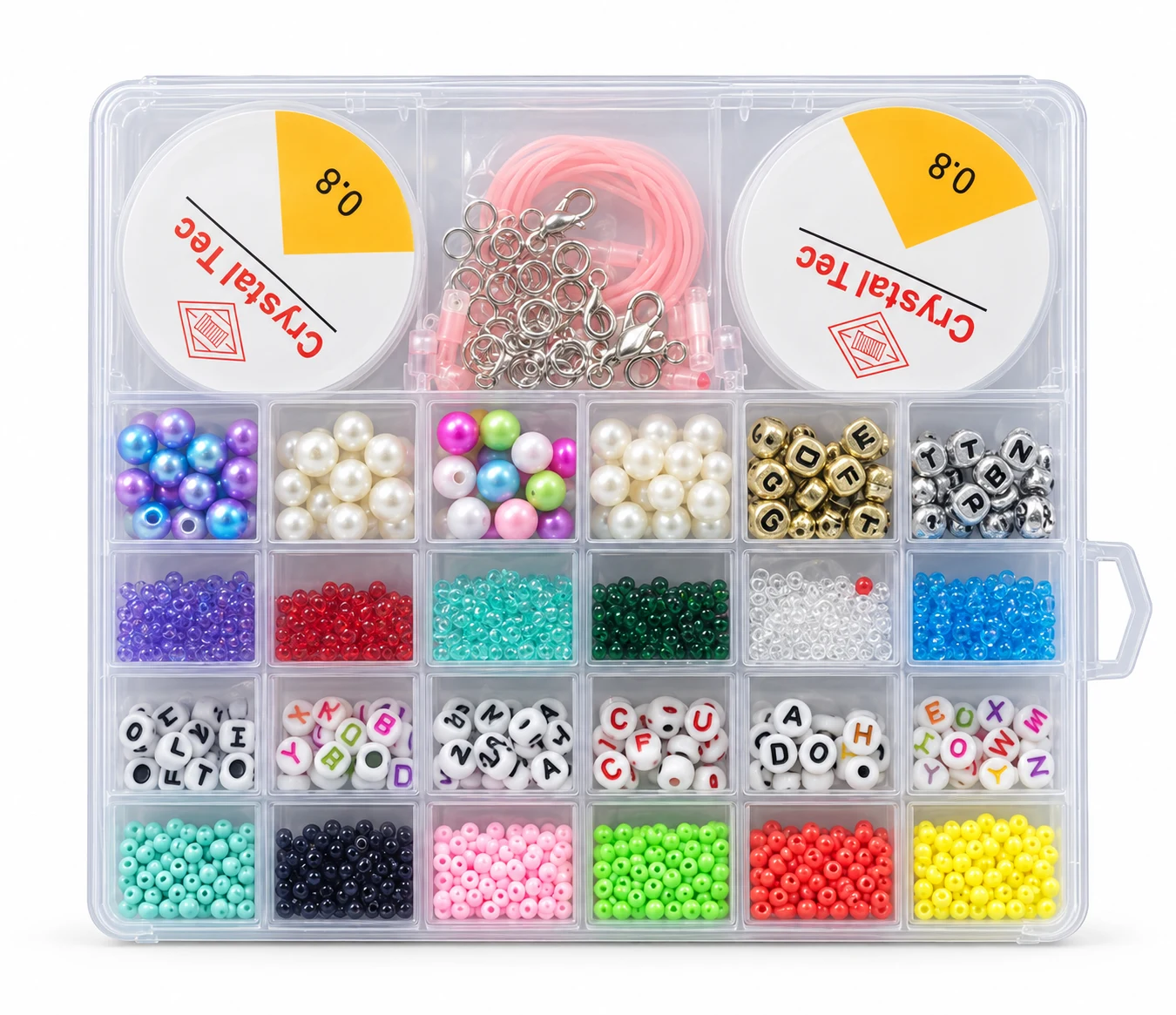 DIY Alphabet & Pearl-Style Bead Jewellery Kit