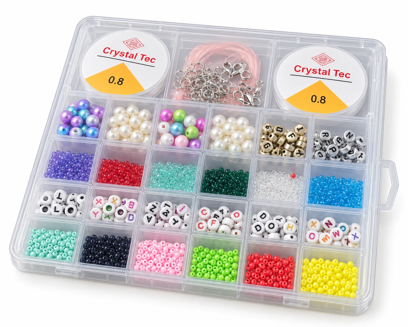 DIY Alphabet & Pearl-Style Bead Jewellery Kit — Image 3