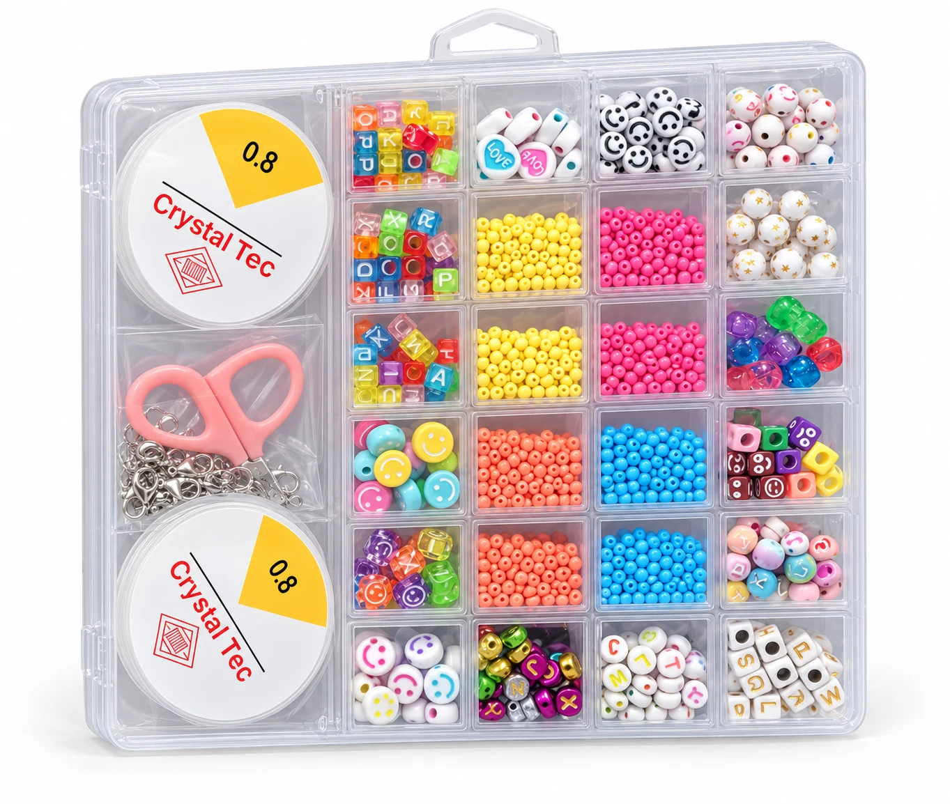 DIY Alphabet & Smiley Bead Jewellery Kit — Image 2
