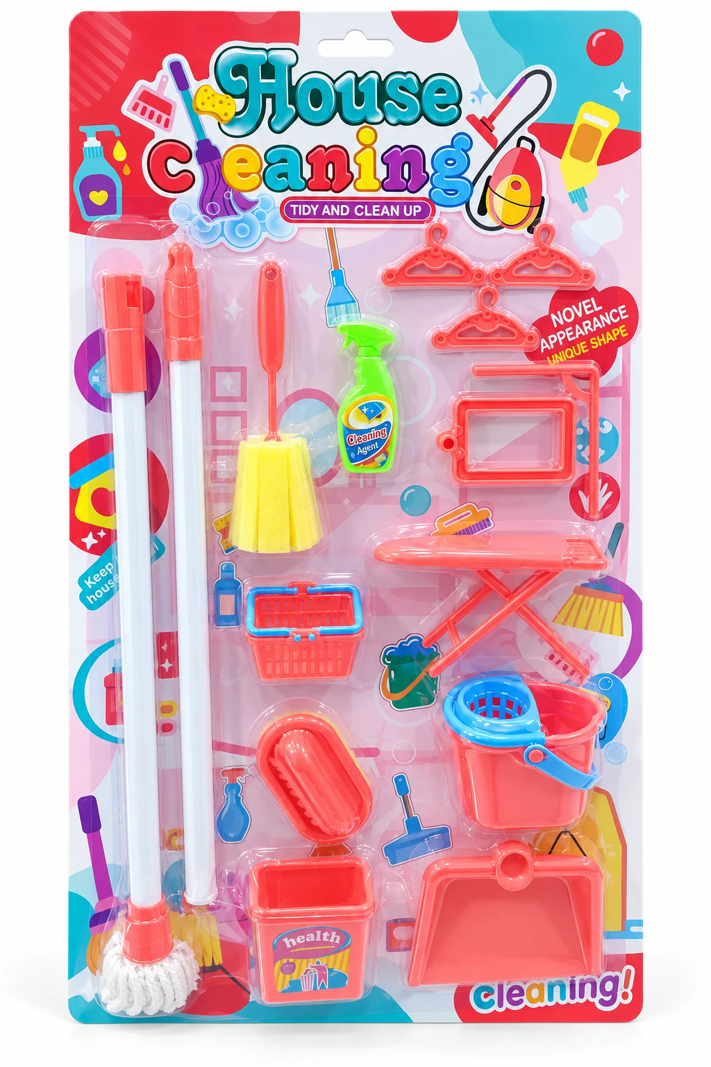 Kids’ Pretend House Cleaning Play Set — Image 2