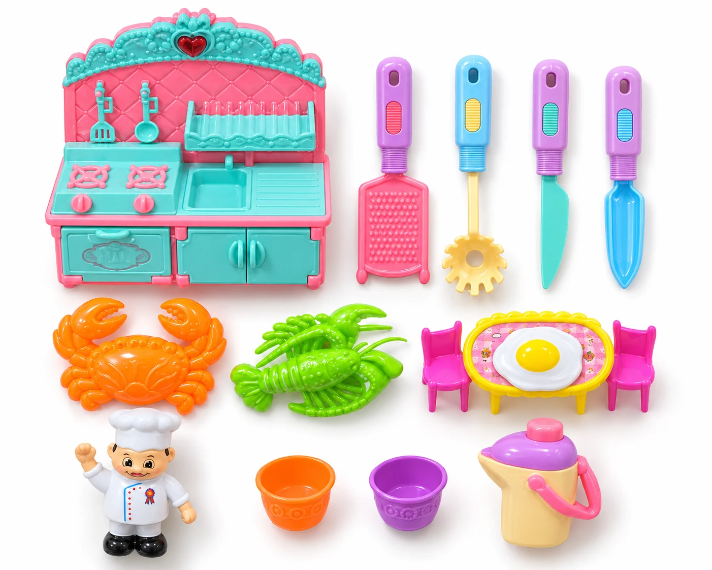 Fun Tableware Mini Kitchen Playset — Image 3