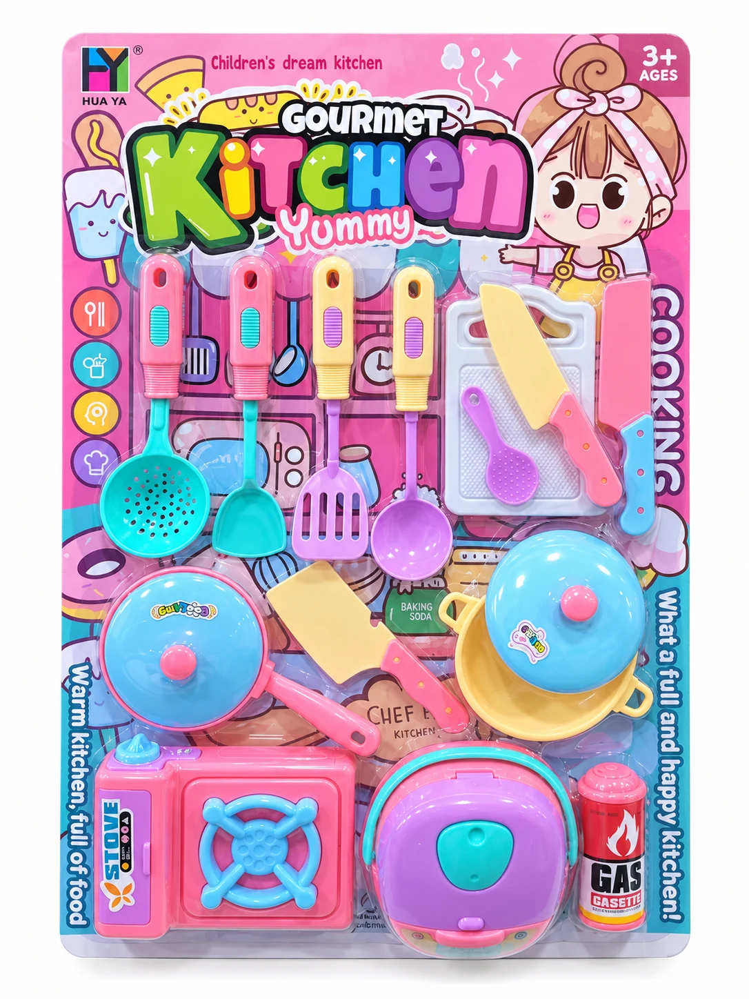 Gourmet Kitchen Pretend Cooking Playset