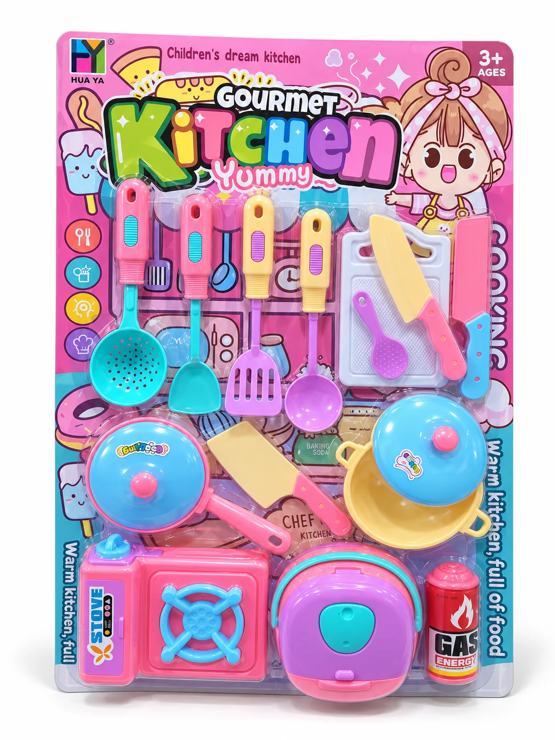 Gourmet Kitchen Pretend Cooking Playset