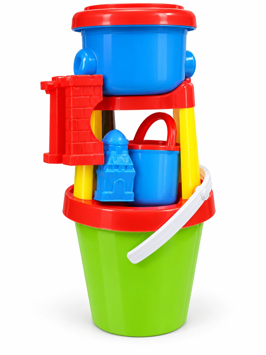 Kids’ Beach Bucket & Castle Mold Playset