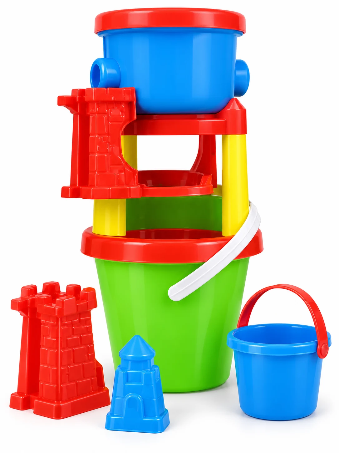 Kids’ Beach Bucket & Castle Mold Playset — Image 2